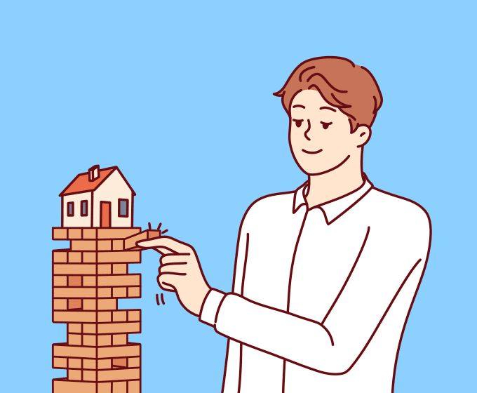 Balancing Real Estate Decisions Illustration